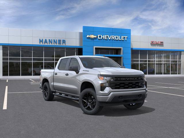 New 2026 Chevrolet Silverado 1500 Custom w/ Turbomax Blackout Package RWD image 1