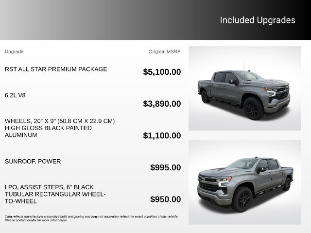 New 2026 Chevrolet Silverado 1500 RST w/ RST All Star Premium Package AWD/4WD image 5