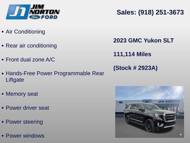 Used 2023 GMC Yukon SLT w/ SLT Premium Package image 43