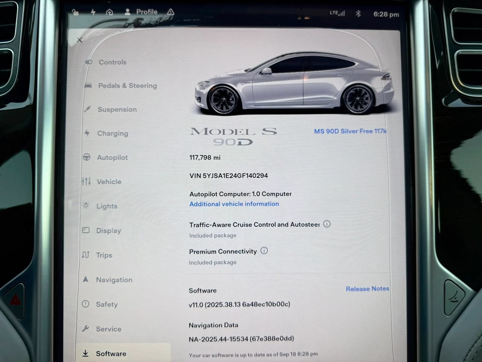 Used 2016 Tesla Model S 90D AWD/4WD image 17