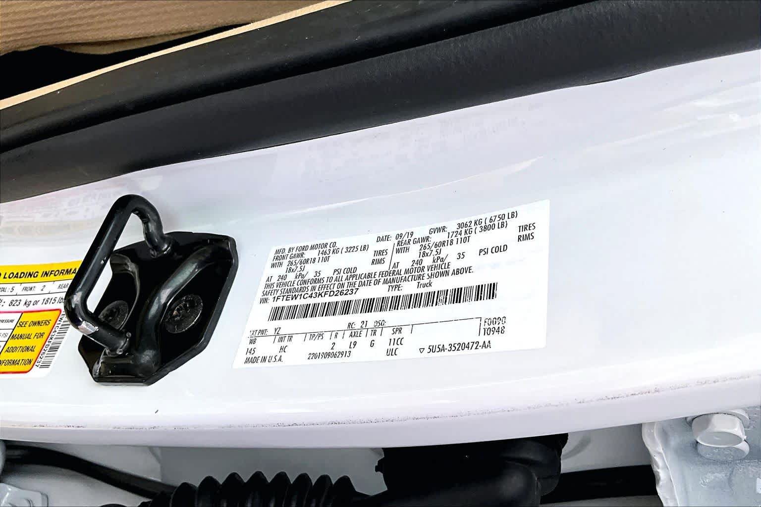 Used 2019 Ford F150 Lariat RWD image 34