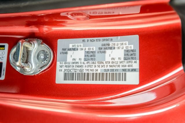 Used 2016 MAZDA MX-5 Miata Club RWD image 53