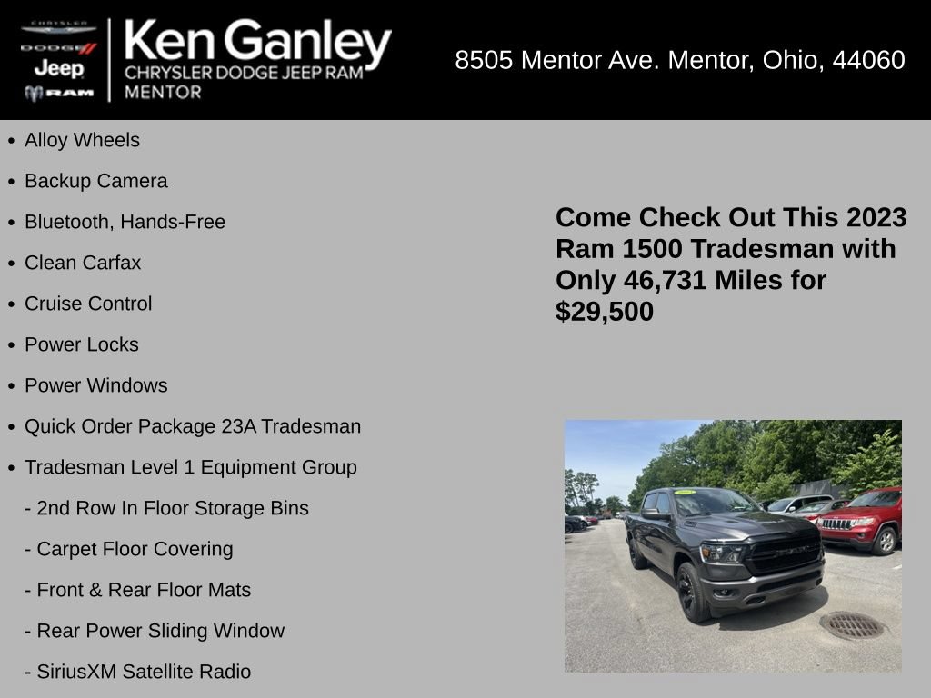 Certified 2023 RAM 1500 Tradesman w/ Night Edition AWD/4WD image 5