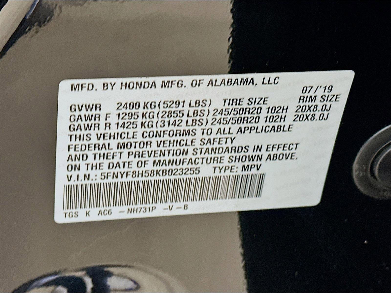 Used 2019 Honda Passport EX-L image 41