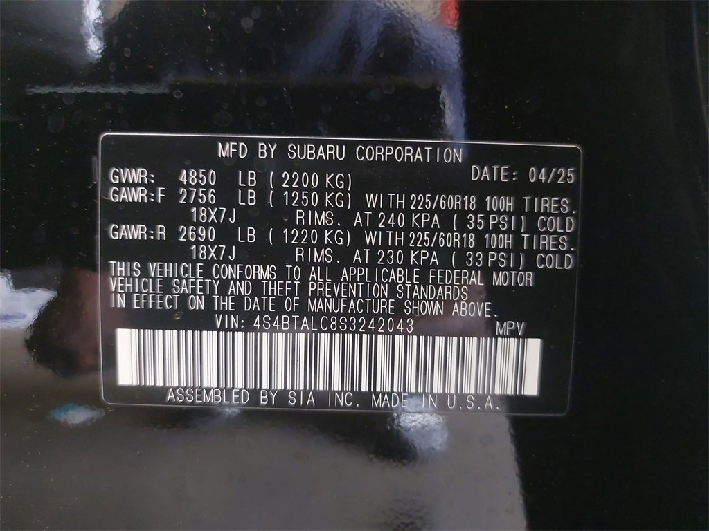 Certified 2025 Subaru Outback Onyx Edition w/ Popular Package #2 image 36