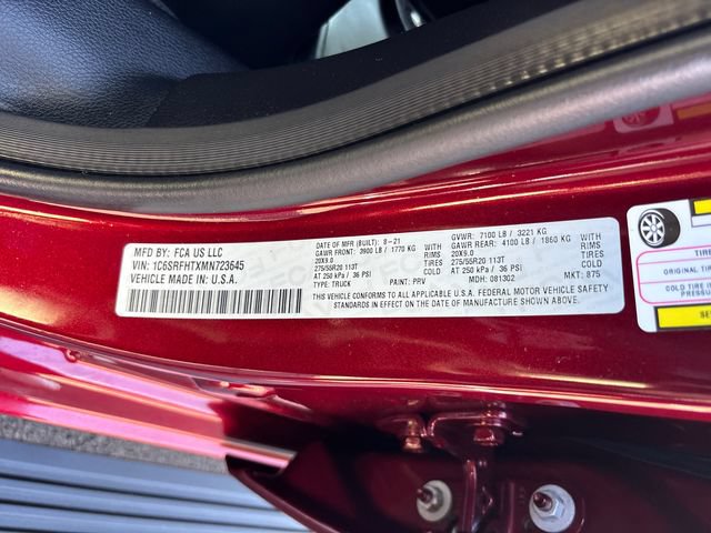 Used 2021 RAM 1500 Limited AWD/4WD image 37