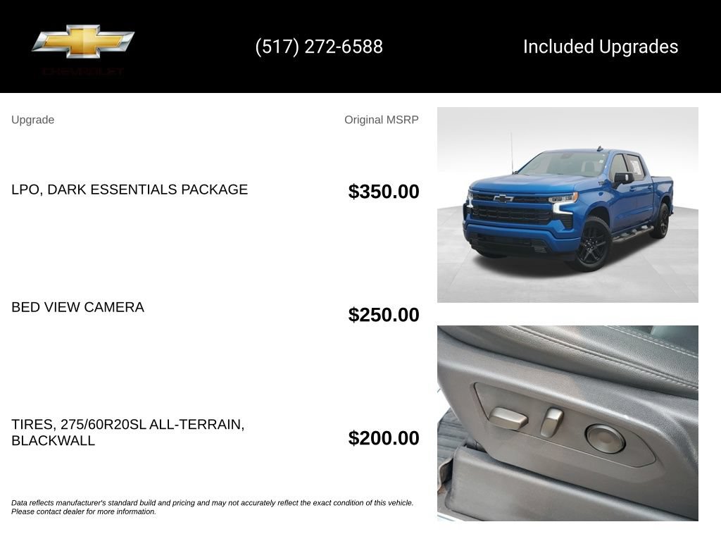Certified 2024 Chevrolet Silverado 1500 RST w/ RST All Star Premium Package AWD/4WD image 16
