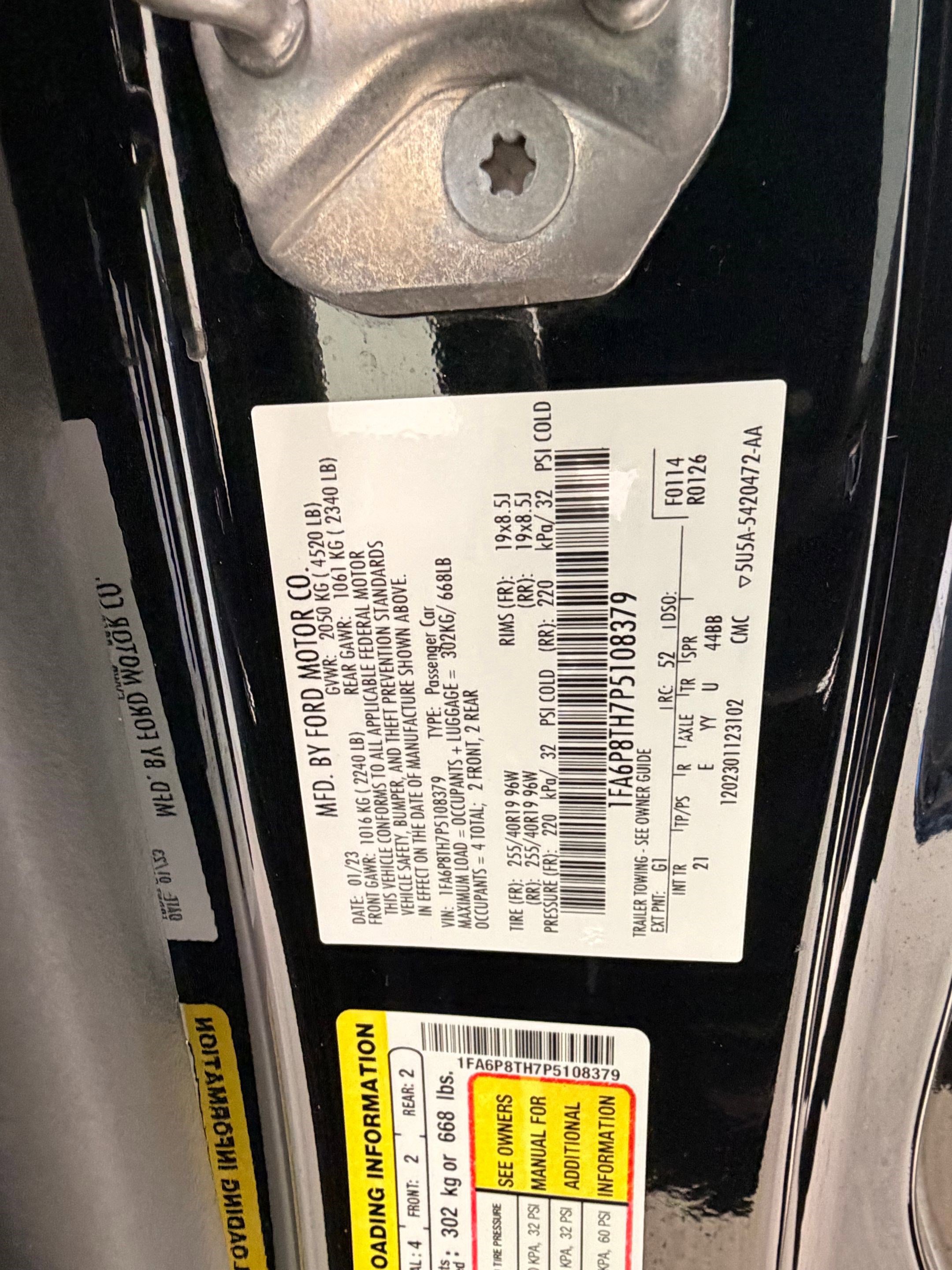 Certified 2023 Ford Mustang EcoBoost w/ Equipment Group 101A image 18