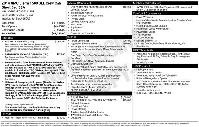 Used 2014 GMC Sierra 1500 SLE w/ SLE Value Package image 4