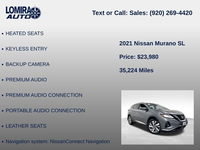 Used 2021 Nissan Murano SL AWD/4WD image 14