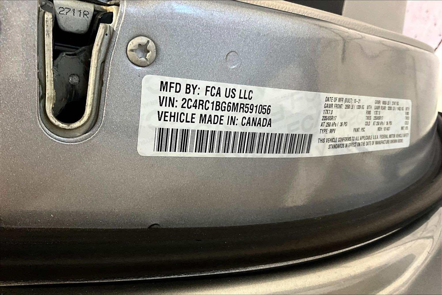 Used 2021 Chrysler Pacifica Touring-L FWD image 20