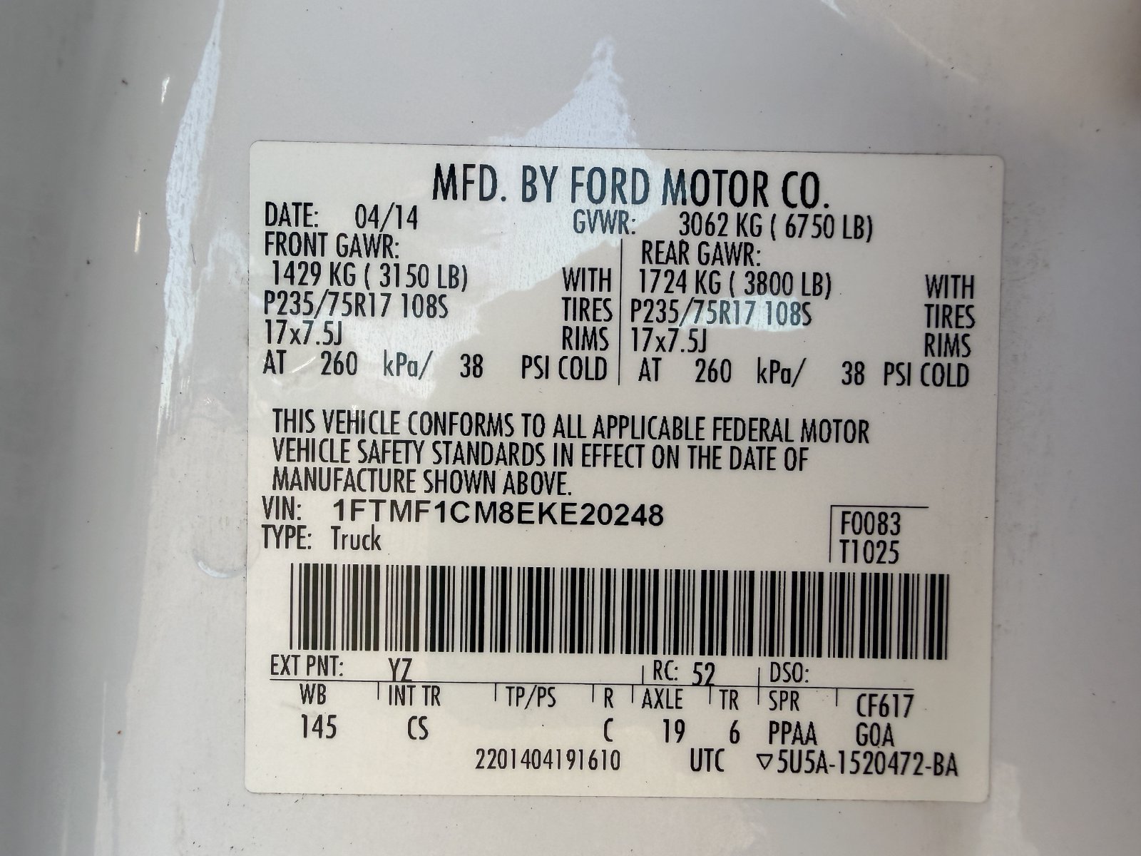 Used 2014 Ford F150 XL w/ Equipment Group 101A Mid RWD image 26