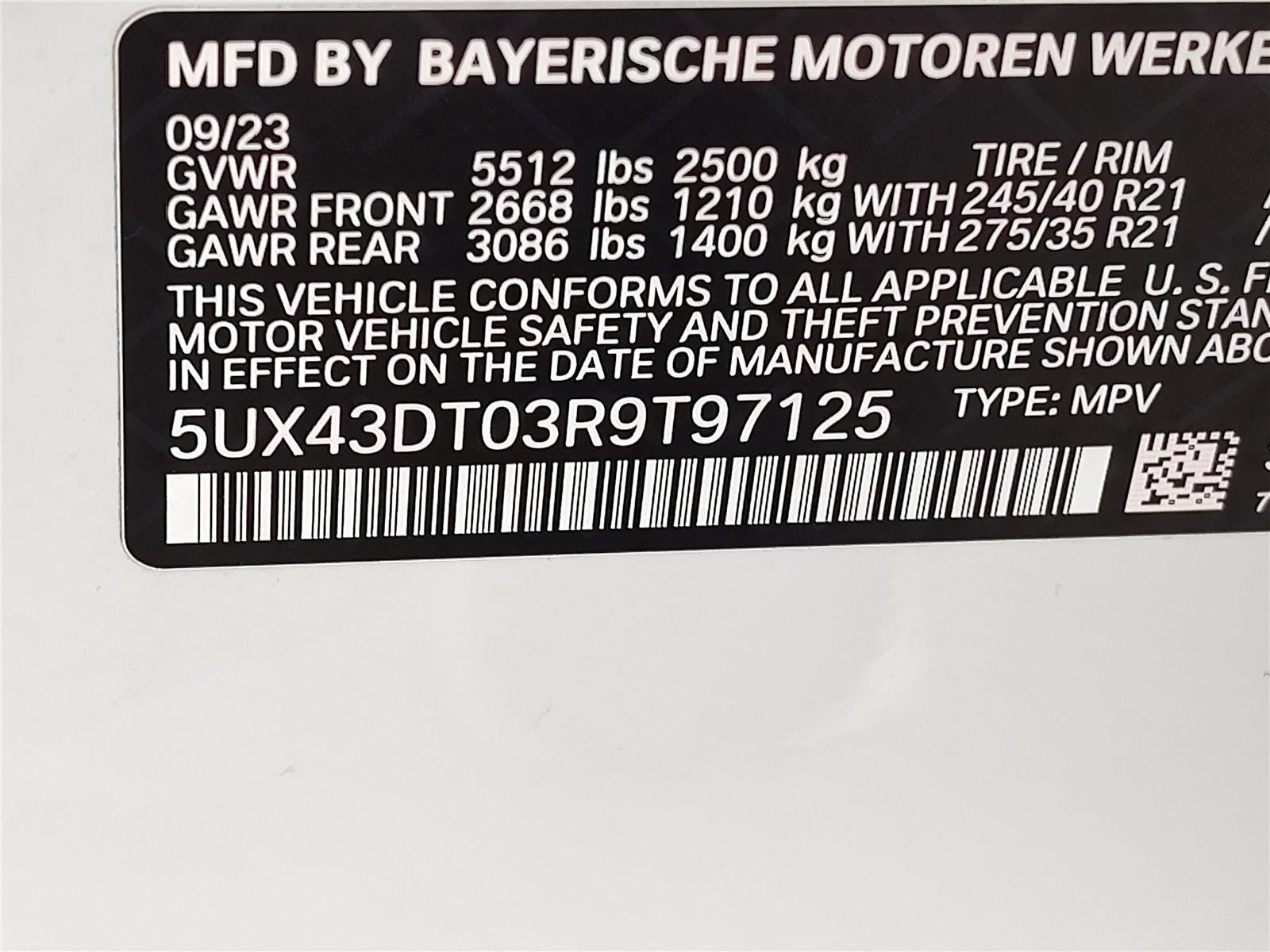 Certified 2024 BMW X4 M40i w/ Premium Package AWD/4WD image 15