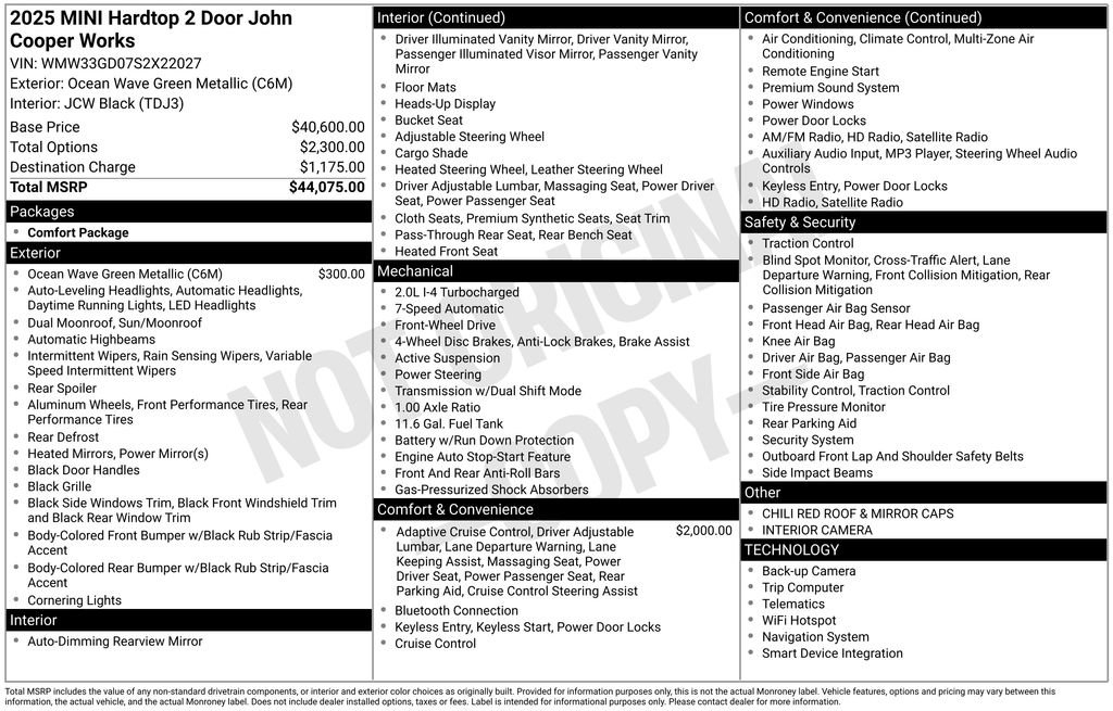 Used 2025 MINI Cooper John Cooper Works image 41