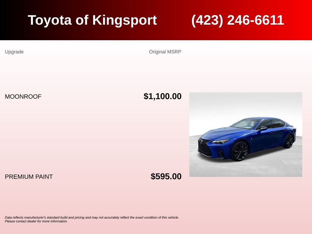 Used 2025 Lexus IS 350 F Sport RWD image 3