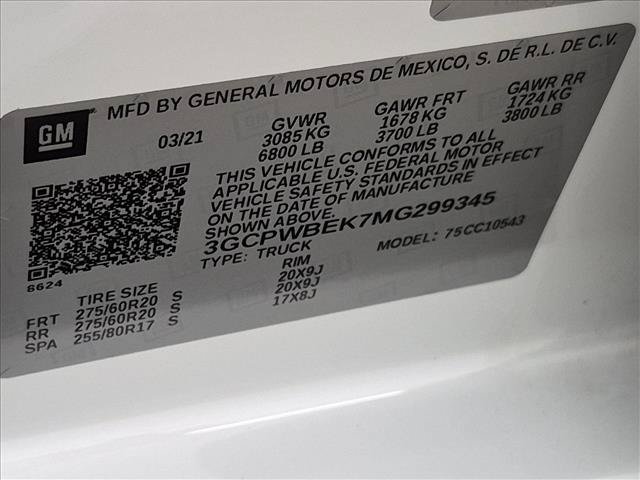 Used 2021 Chevrolet Silverado 1500 Custom w/ Safety Confidence Package RWD image 23