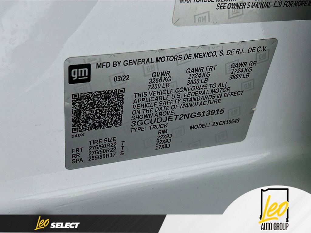 Certified 2022 Chevrolet Silverado 1500 High Country w/ High Country Premium Package image 34