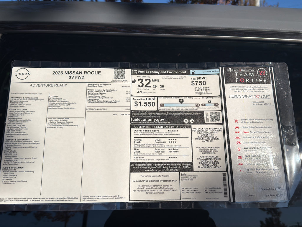 New 2026 Nissan Rogue SV image 12