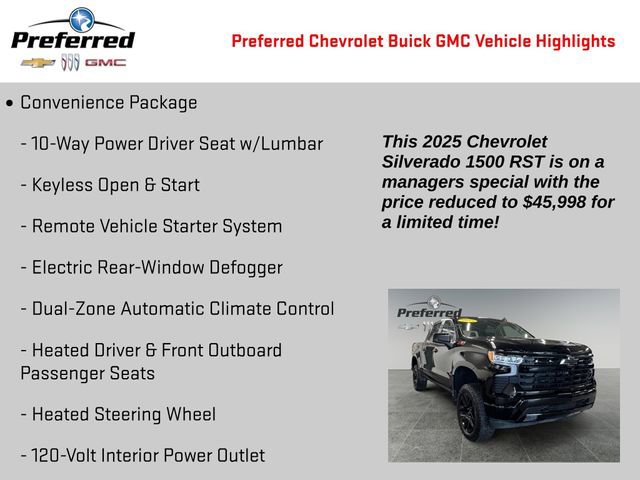 Used 2025 Chevrolet Silverado 1500 RST w/ Z71 Off-Road Package image 2