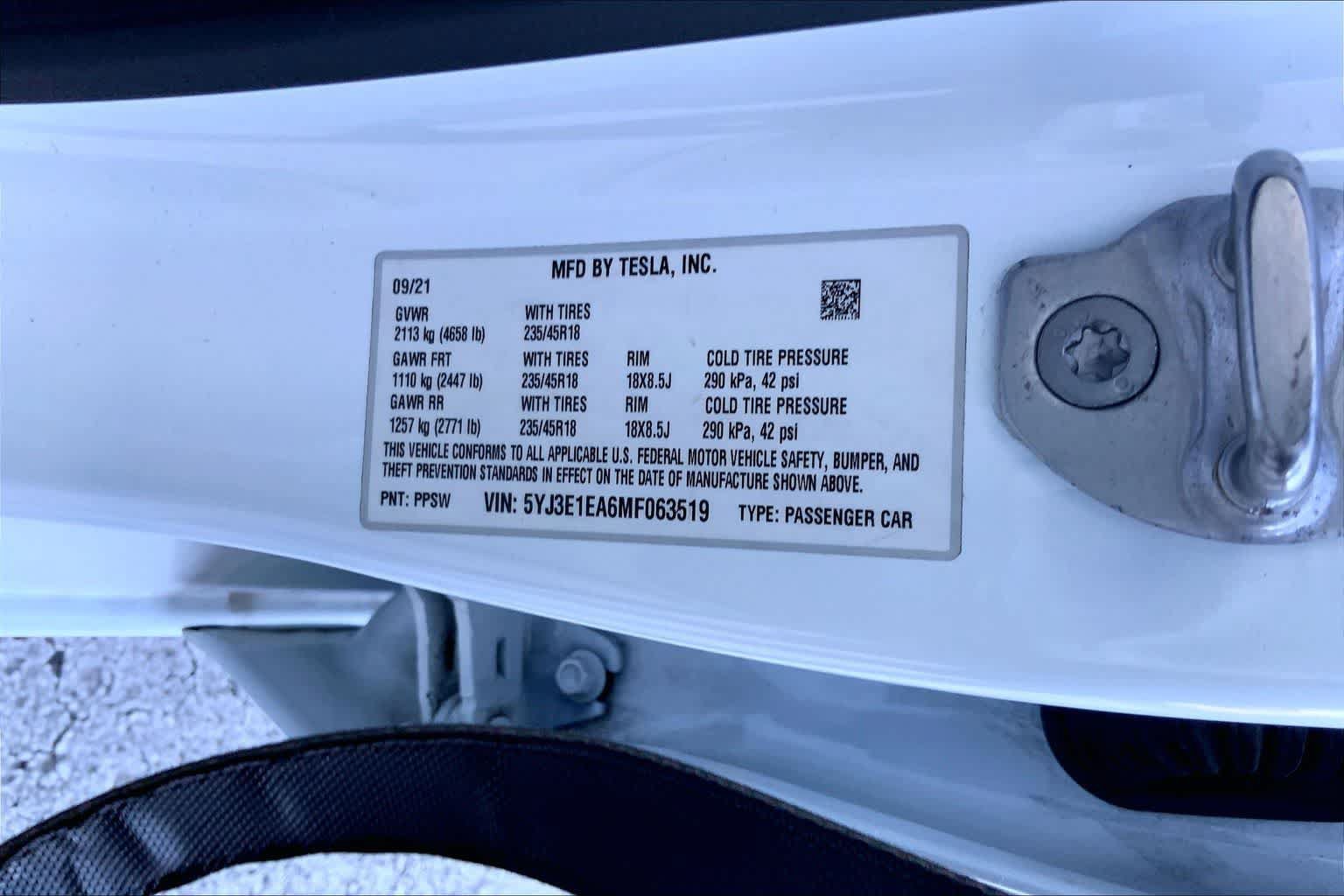 Used 2021 Tesla Model 3 Standard Range Plus RWD image 20