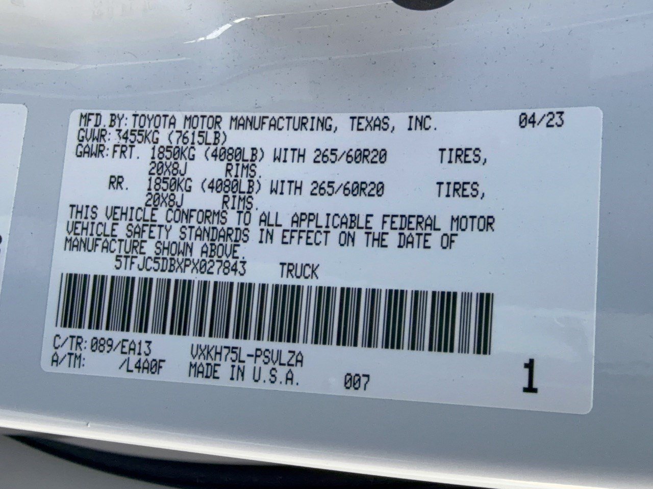 Used 2023 Toyota Tundra Limited AWD/4WD image 31