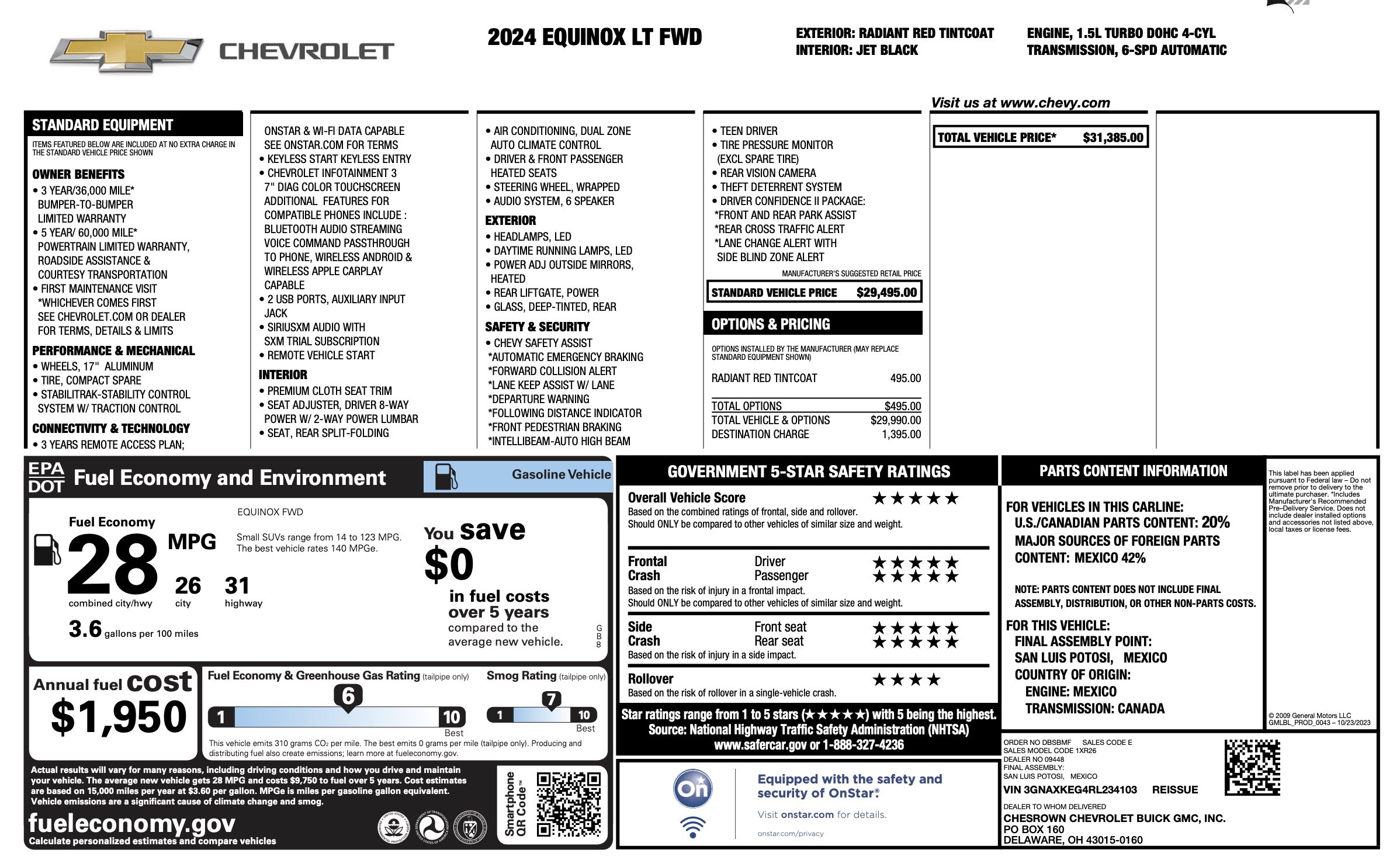 Used 2024 Chevrolet Equinox LT FWD image 5
