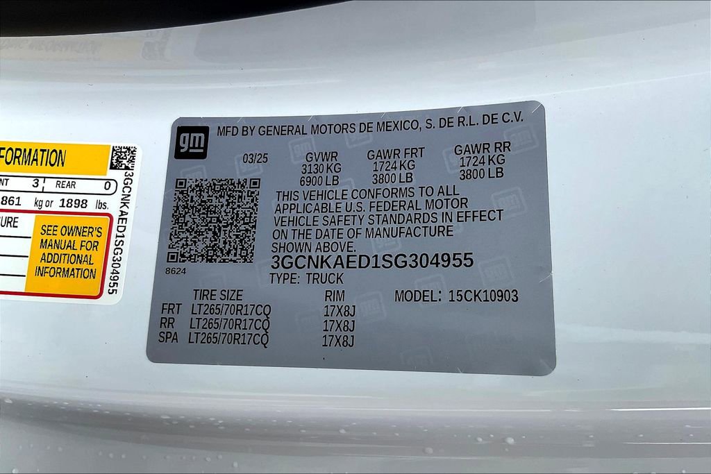 New 2025 Chevrolet Silverado 1500 W/T w/ WT Safety Package image 7