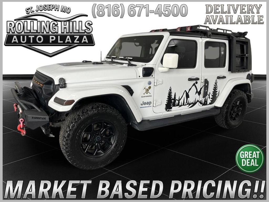 Used 2023 Jeep Wrangler Unlimited Sahara w/ Cold Weather Group AWD/4WD image 1