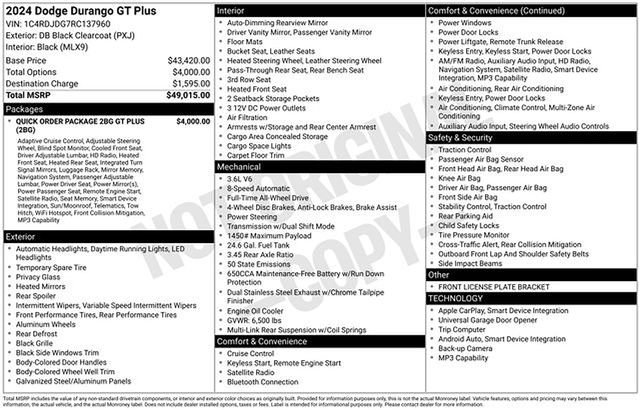 Used 2024 Dodge Durango GT image 8