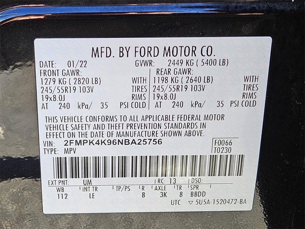 Used 2022 Ford Edge Titanium image 26