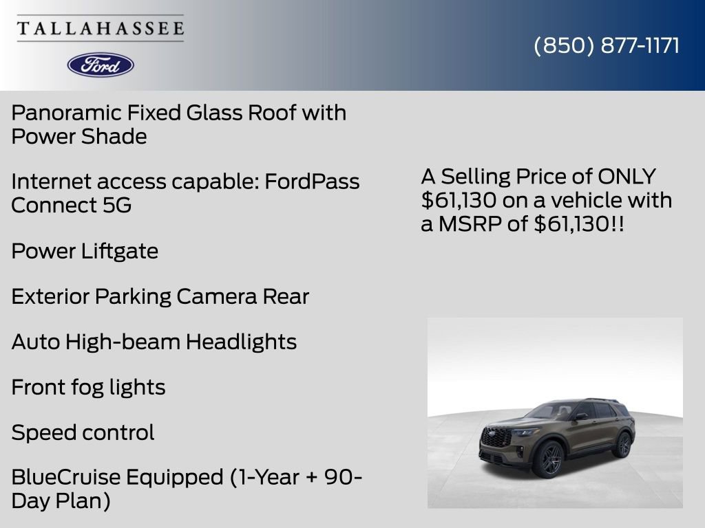 New 2026 Ford Explorer ST w/ Sun And Sound Package image 30