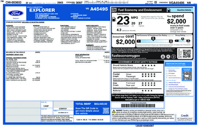 New 2027 Ford Explorer ST-Line AWD/4WD image 28