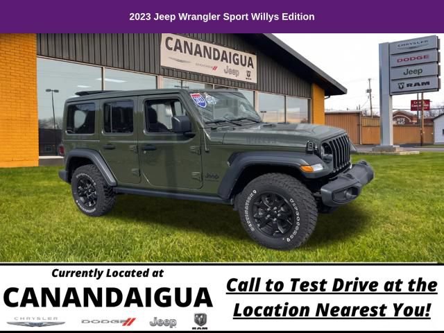 Used 2023 Jeep Wrangler Unlimited Sport AWD/4WD 360° Tour