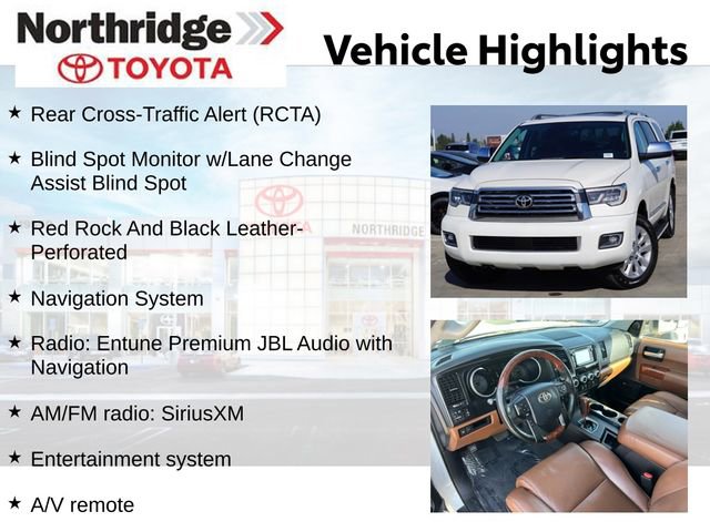 Used 2019 Toyota Sequoia Platinum w/ Carpet Mat Package (TMS) AWD/4WD image 2