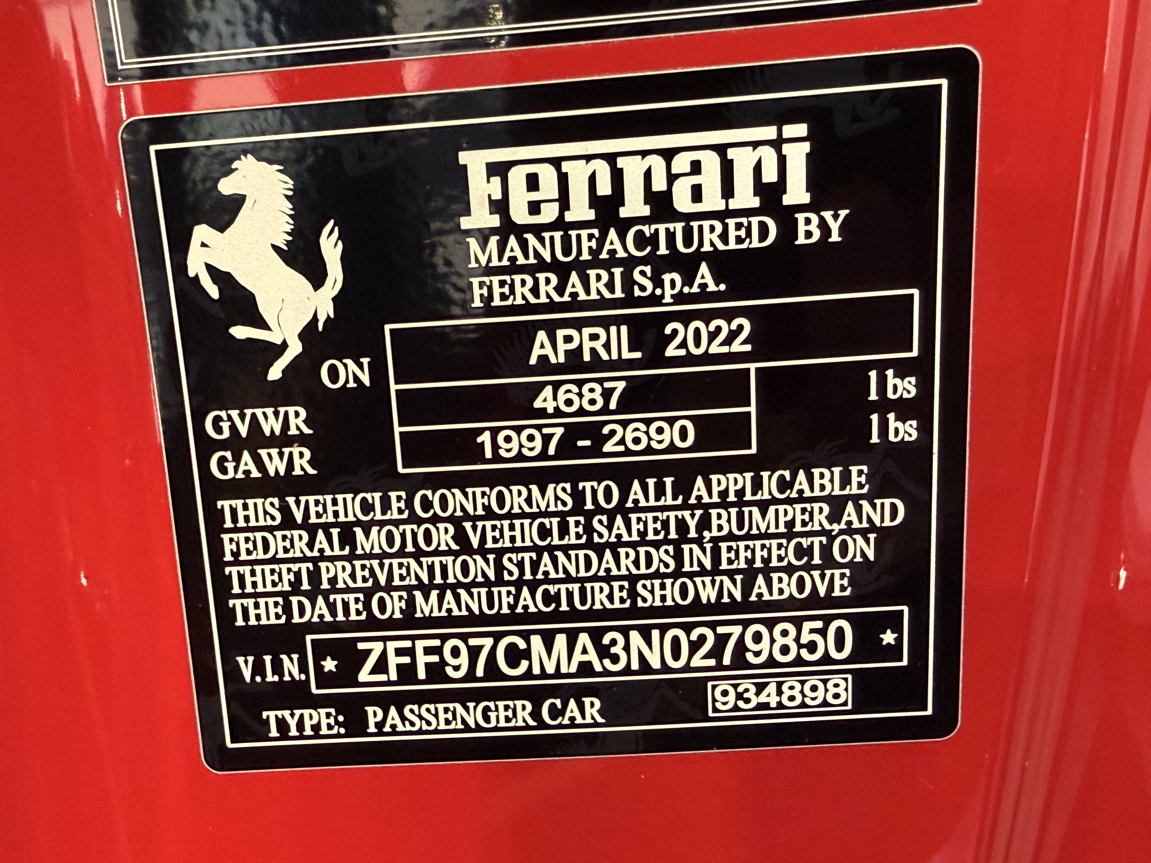 Used 2022 Ferrari 812 GTS RWD image 39