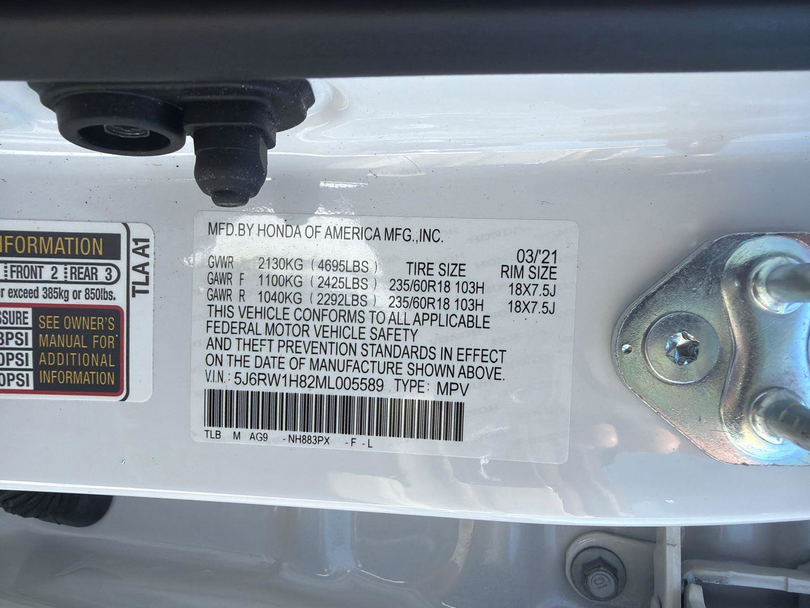 Used 2021 Honda CR-V EX-L image 33