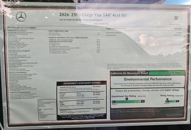 New 2026 Mercedes-Benz Sprinter 2500 image 11