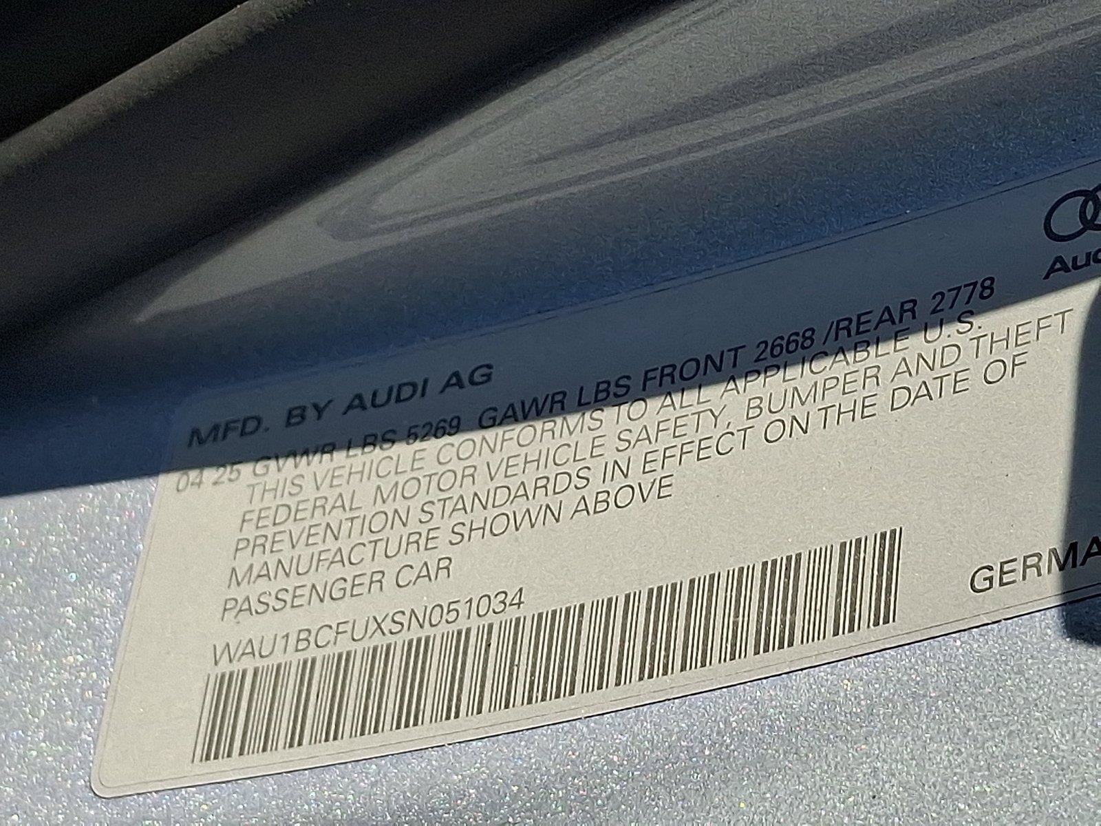 Certified 2025 Audi A5 Prestige w/ Convenience Package AWD/4WD image 27