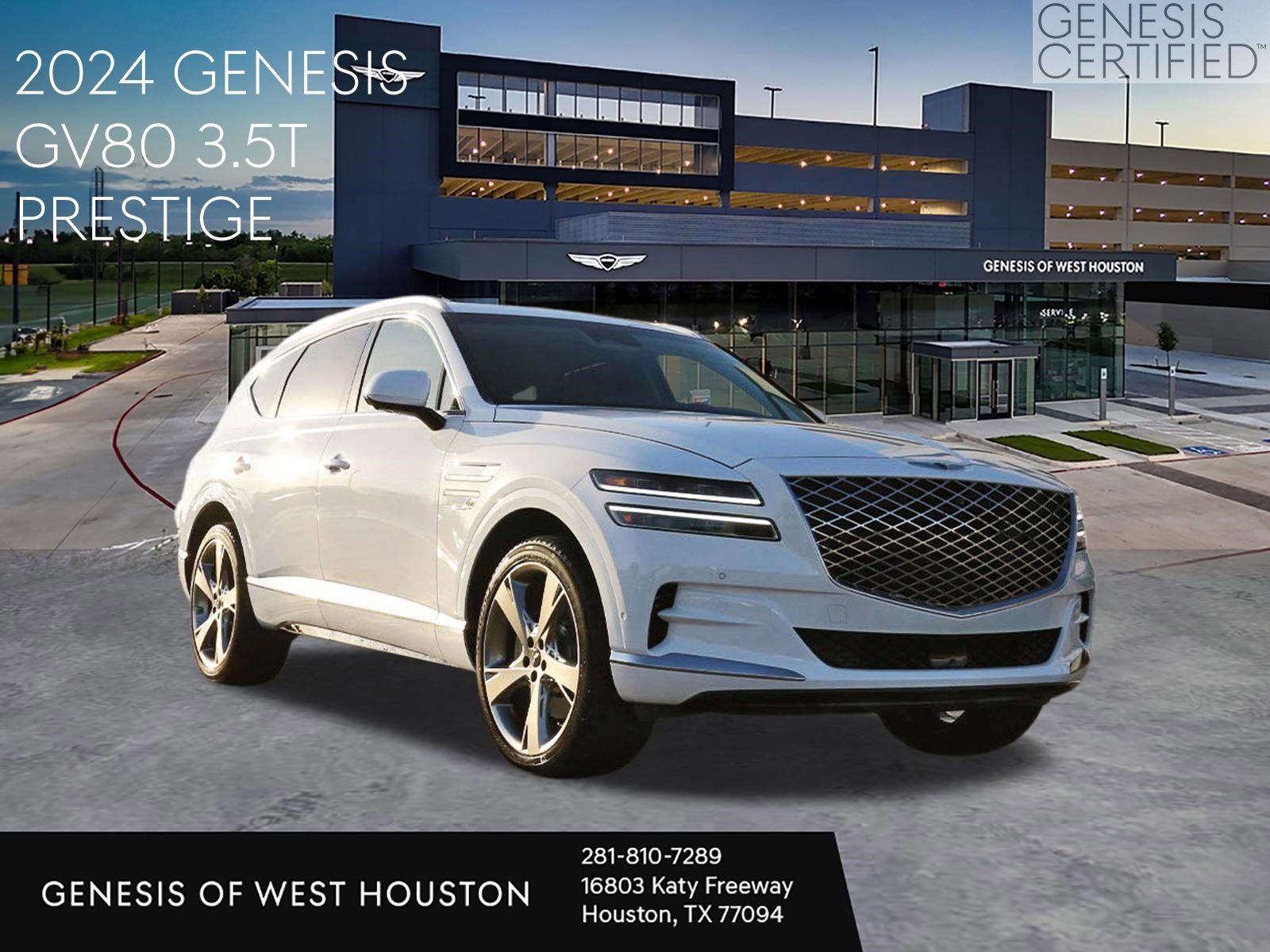 Used 2024 Genesis GV80 3.5T Prestige w/ Prestige Package image 1