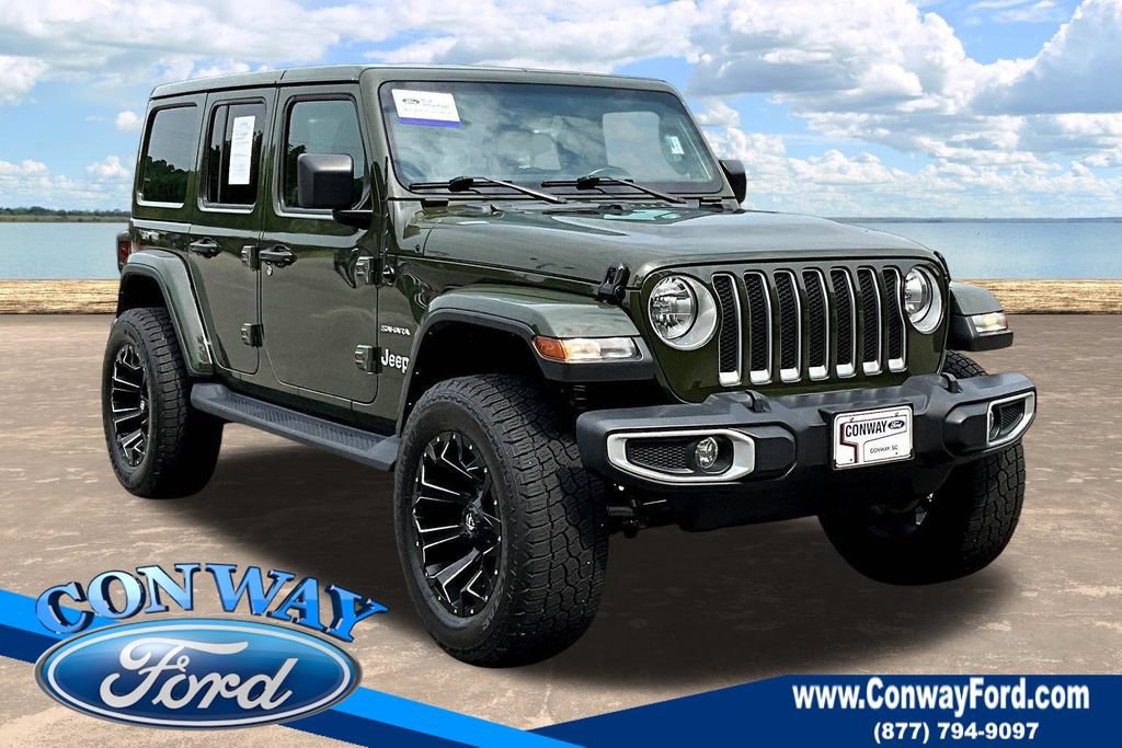 Used 2022 Jeep Wrangler Unlimited Sahara AWD/4WD image 1