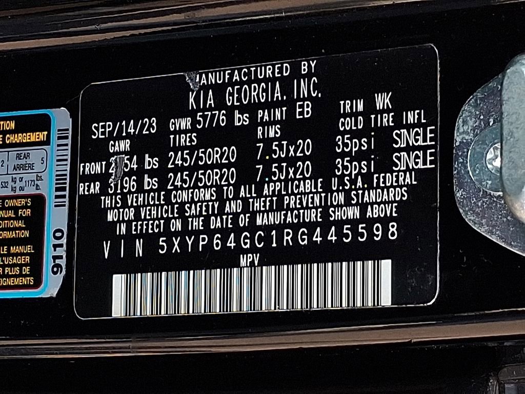 Certified 2024 Kia Telluride S w/ S Sunroof Package image 26