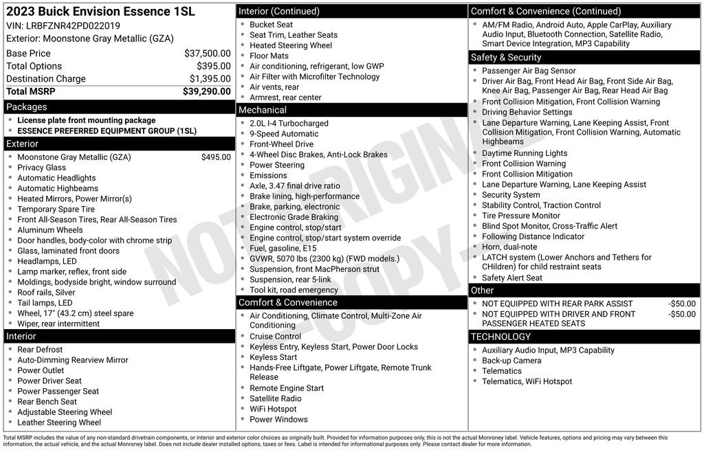 Certified 2023 Buick Envision Essence FWD image 5