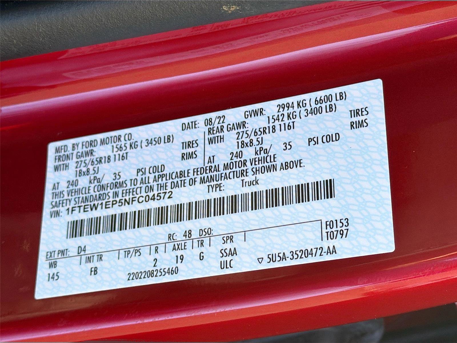 Used 2022 Ford F150 XLT w/ Equipment Group 302A High image 29