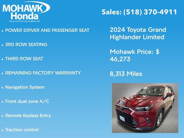 Used 2024 Toyota Grand Highlander AWD image 14