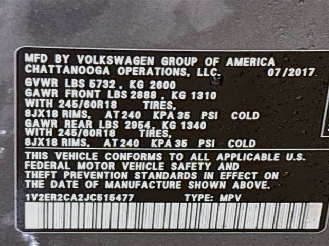 Used 2018 Volkswagen Atlas SEL FWD image 27