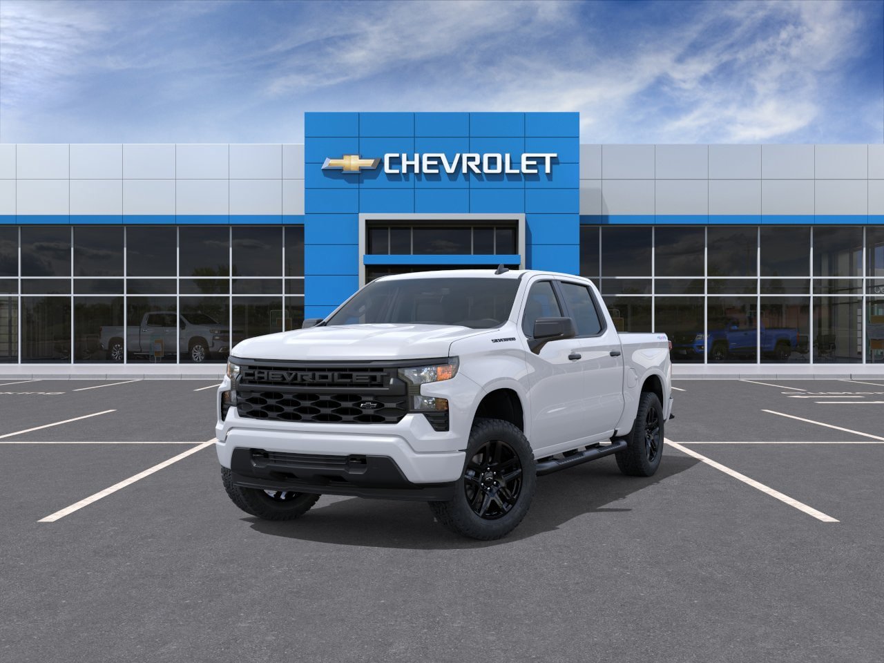 New 2026 Chevrolet Silverado 1500 Custom w/ Turbomax Blackout Package AWD/4WD image 35
