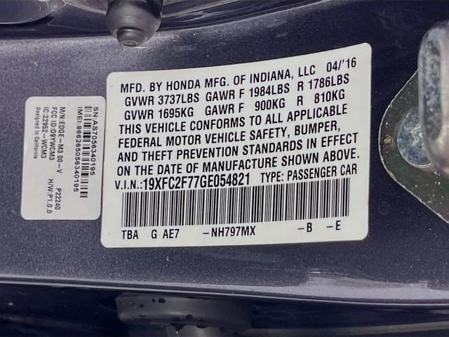 Used 2016 Honda Civic EX image 32