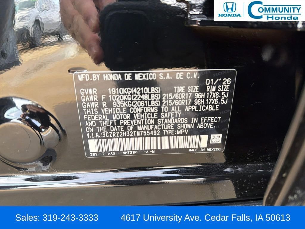 New 2026 Honda HR-V LX image 31