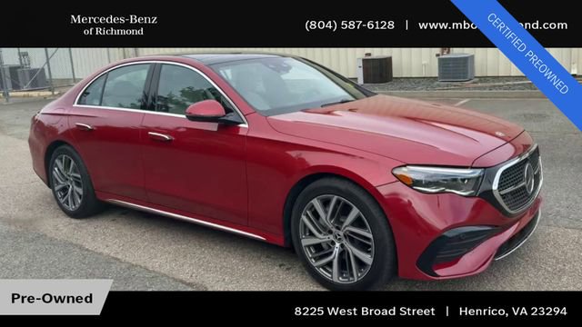 Used 2025 Mercedes-Benz E 350 4MATIC Sedan image 4