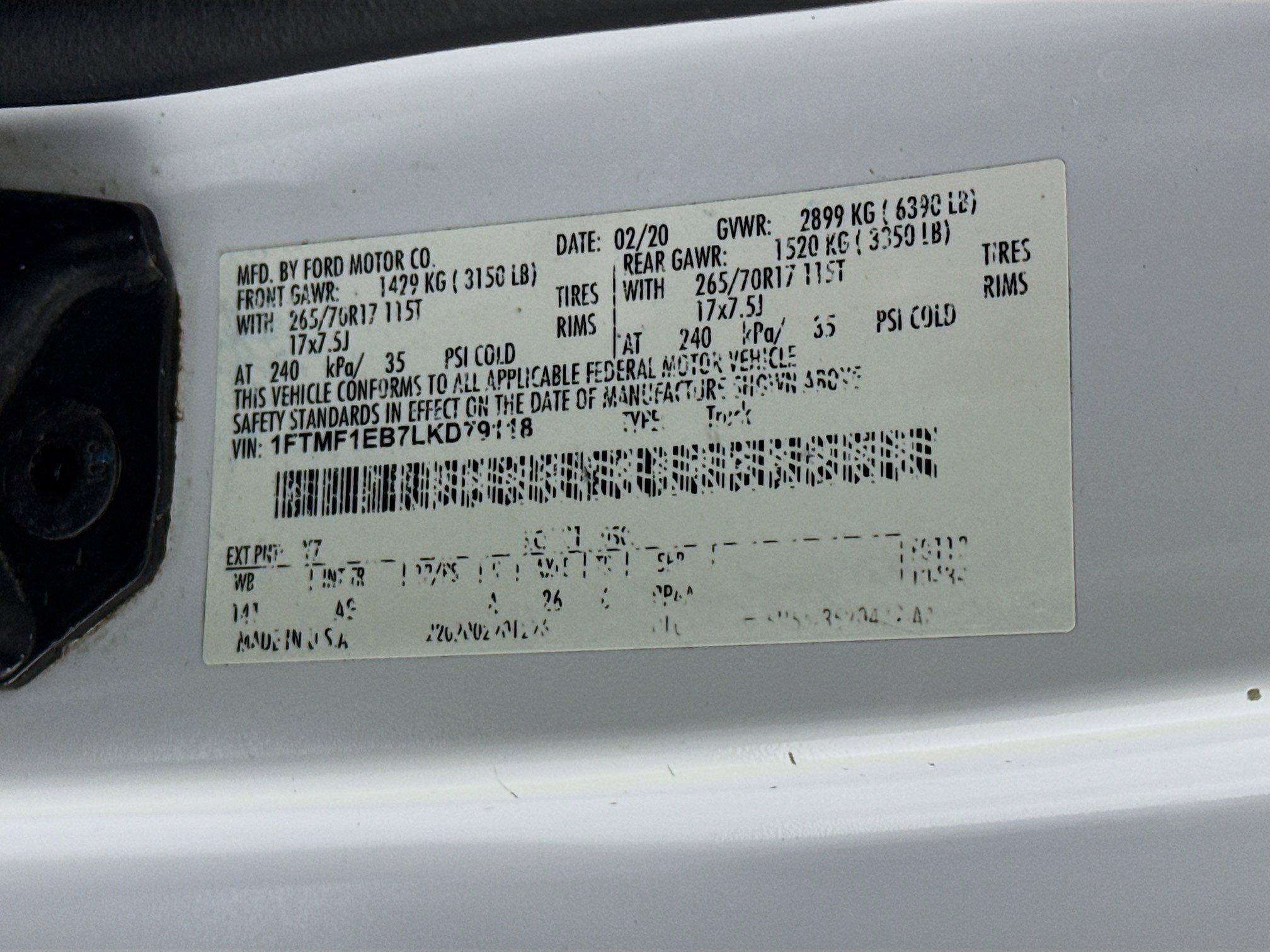 Used 2020 Ford F150 XL w/ Equipment Group 101A Mid image 33